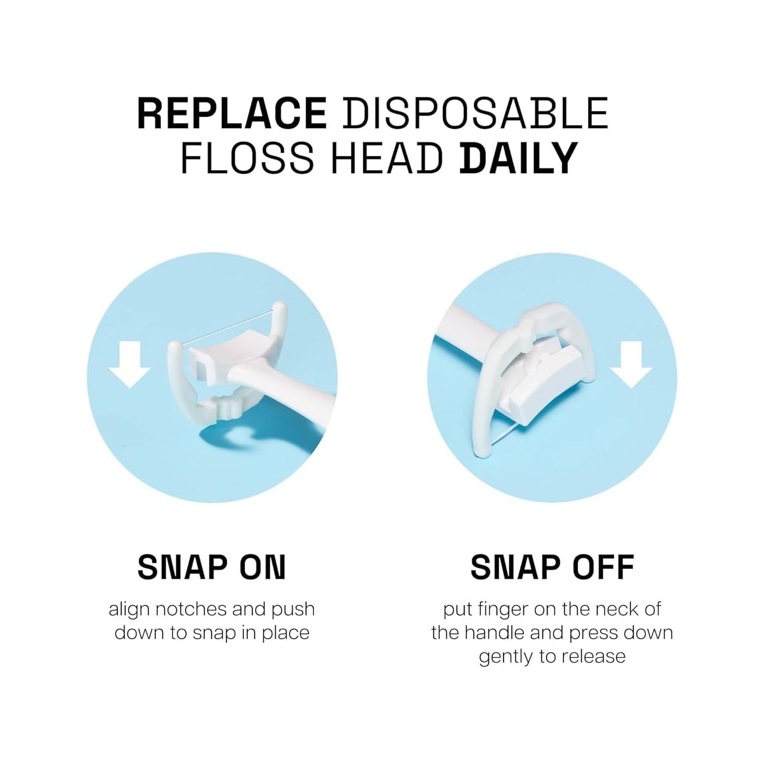 Buy now Listerine Ultraclean Access Disposable Snap-On Flosser Refill Heads For Proper Oral Care, Mint Flavored, 28 Count (Pack of 3) at indiglob india