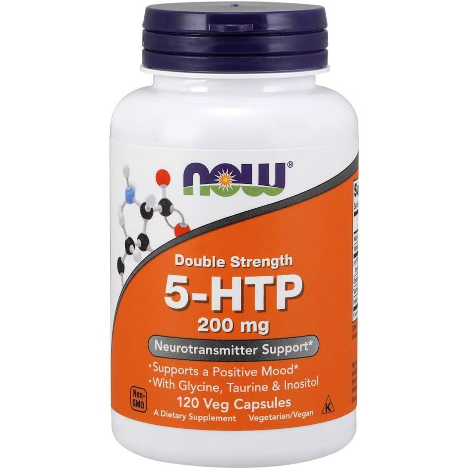Buy now NOW Foods Supplements, 5-HTP (5-hydroxytryptophan) 200 mg, Double Strength, Neurotransmitter Support*, 60 Veg Capsules 1 Count (Pack of 120) at indiglob india