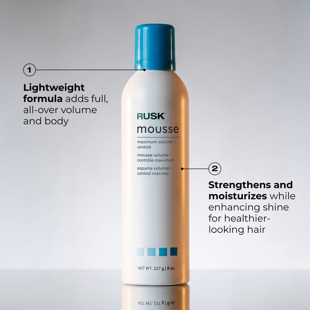 RUSK Styling Mousse 8.8 Fl Oz