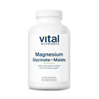 Vital Nutrients Magnesium Glycinate + Malate - 120mg Vegan Magnesium Supplement for Women and Men - Muscle, Heart, Bone Support* - Promotes Relaxation - Gluten, Dairy and Soy Free - 100 Capsules