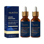 OLAVITA Liquid Solution Anti Aging Serum – New Upgraded Vitamin C Hydrating & Firming Facial Serum with Collagen Support, 2Pack
