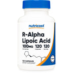 Nutricost R-Alpha Lipoic Acid 100mg, 120 Capsules, Veggie Capsules | GMO-Free, Gluten Free