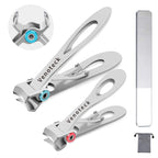 Buy now Nail Clippers Set,Fingernail Toenail Clippers for Thick Nails,Nail Clipper for Adult Men Women Seniors Silver at indiglob india