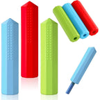 Buy now Eersida 6 Pieces Sensory Chew Pencil Toppers Set Chewable Pencil Toppers Chew Toys for Sensory Kids Boys and Girls, Oral Motor Needs(Red, Blue, Green) Red, Blue, Green at indiglob india