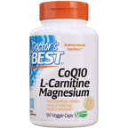 Buy now Doctor's Best Coq10/l-Carnitine/Magnesium Unique Blend, Supports Energy, Muscle Mass & Muscle Recovery, Veggie Caps, 90Count Default at indiglob india