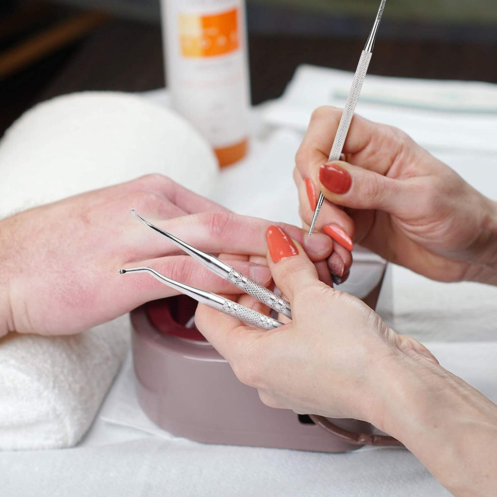 Buy now 3-Pack Ingrown Toenail File and Lifters, Professional Surgical Stainless Steel Ingrown Toenail Tool- Safe Nail Cleaning Treatment Pedicure Tools Kit Under Sidewall Cleaner Pain Relief Accessories at indiglob india