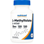 Nutricost L-Methylfolate 15mg, 120 Capsules (5-MTHF) Gluten-Free, Vegan | GMO-Free