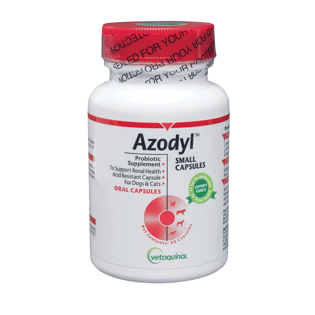 Vetoquinol Azodyl, Kidney Support Supplement for Dogs and Cats, 90 Count