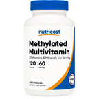 Nutricost Methylated Multivitamin 120 Capsules, 60 Servings | 23 Vitamin and Minerals Per Serving
