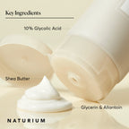 Naturium The Smoother Glycolic Acid Body Lotion, Resurfacing & Exfoliating Treatment, with 10% Glycolic Acid, 8 oz