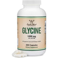 Glycine 500mg, Relaxing Amino Acid Supplement, Sleep Support, 300 Capsules | Restful Sleep + Relaxation Supplement, Fall + Stay Asleep, Wake Refreshed, Non-Habit-Forming, 2 Capsules Before Bed