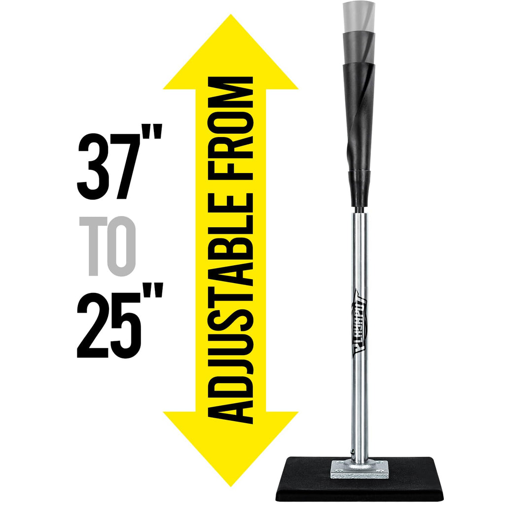 PLAYAPUT Portable Batting Tee for Baseball/Softball, Height Adjustment