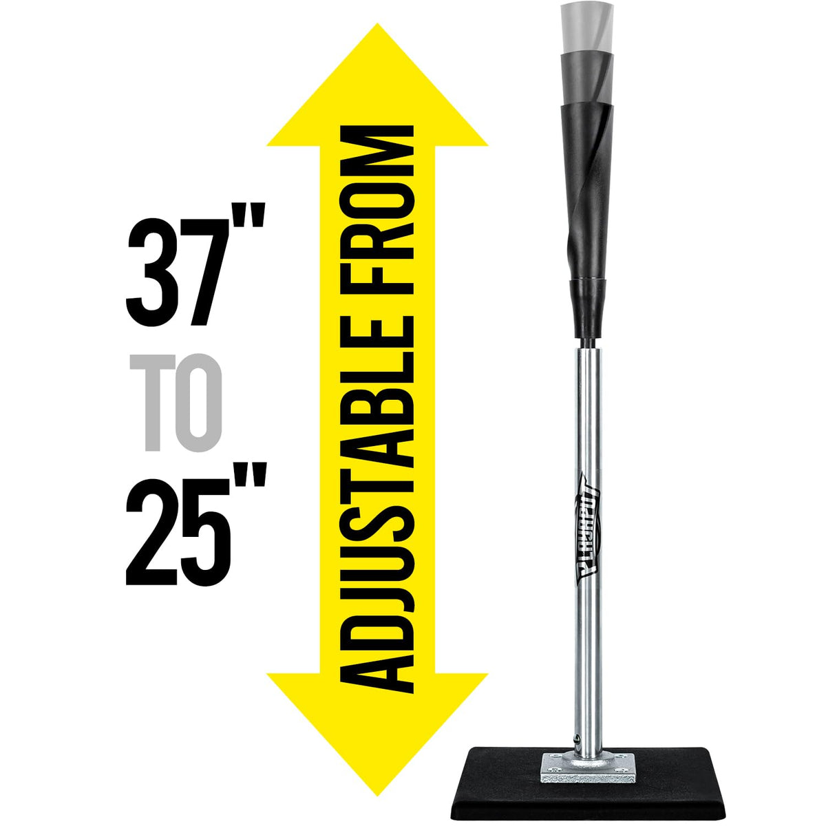 PLAYAPUT Portable Batting Tee for Baseball/Softball, Height Adjustment