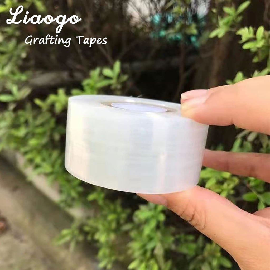 Grafting Tape Grafting Film for Plants, 2 Pack Stretchable Garden Grafting Tape Plants Repair Budding Tapes for Floral Fruit Tree and Poly Budding Tape
