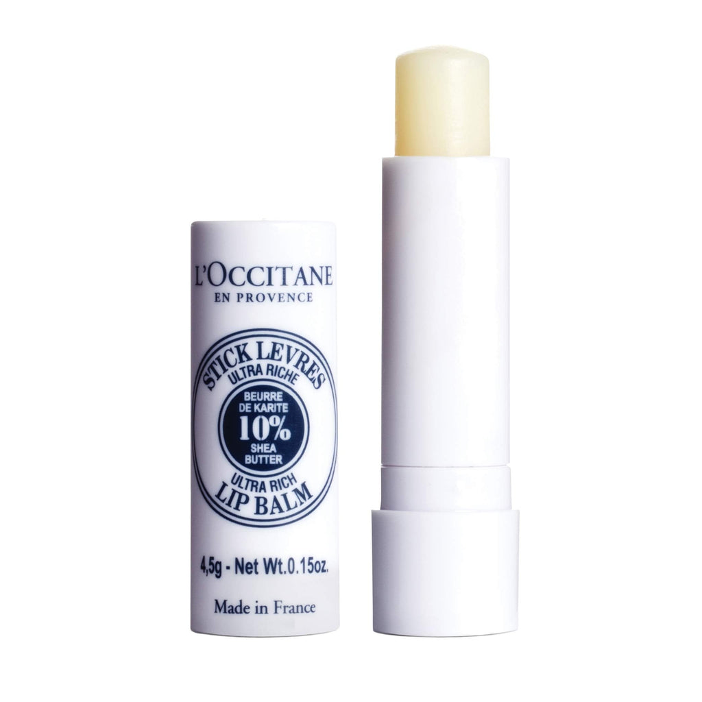 Buy now L'OCCITANE 10% Organic Shea Butter Ultra Rich Lip Balm Stick, Moisturizes, Nourishes, Repairs & Softens Dry, Chapped Lips, Long Lasting, Vegan at indiglob india