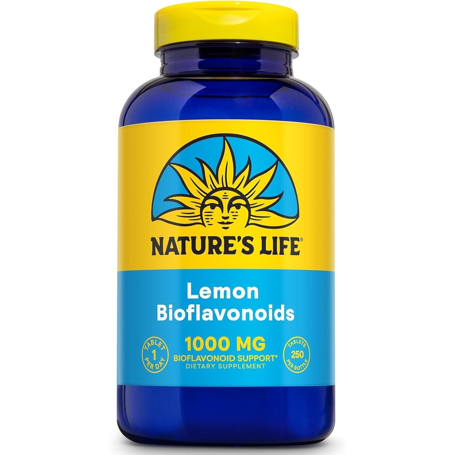 Buy now Nature's Life Bioflavonoids 1000mg per Serving | 250 Capsules | More Than 4 Months Supply | Lemon Bioflavonoid Complex, Hesperidin & Rutin | Antioxidant for Healthy Capillaries & VIT C Absorption 250 Count (Pack of 1) at indiglob india