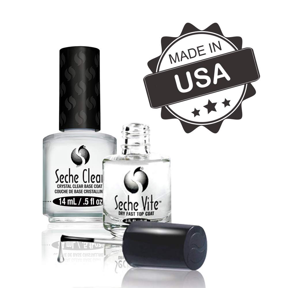 Seche Clear Vite, Base Coat and Top Coat for Nail Polish