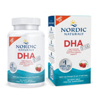 Nordic Naturals DHA Xtra Supplement, 1660mg Omega-3 Fish Oil - 90 Count | 1660mg Omega-3 per serving (2x potency). Supports brain & nervous system health. Non-GMO. Strawberry flavor. 90 servings.