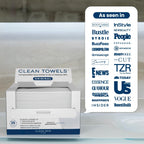 Clean Skin Club Clean Towels®, 100% USDA Biobased Face Towel, Disposable Face Towelette, Eczema Association Accepted, Makeup Remover Dry Wipes, Ultra Soft, 1 Pack, 25 Ct