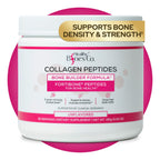 Collagen Peptides Powder, FORTIBONE®, Hydrolyzed, Gluten Free, 30 Servings | Bone Builder Hydrolyzed Collagen Powder For Women And Men, Dairy Free, Unflavored For Coffee, Smoothies Or Water Daily
