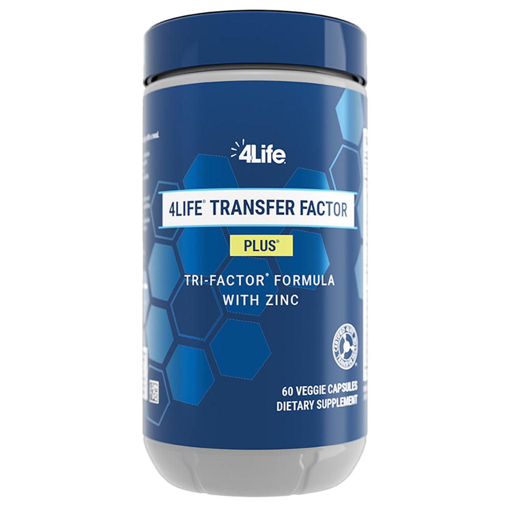 4Life Transfer Factor Plus Zinc Immune Support with Mushrooms, 60 Capsules