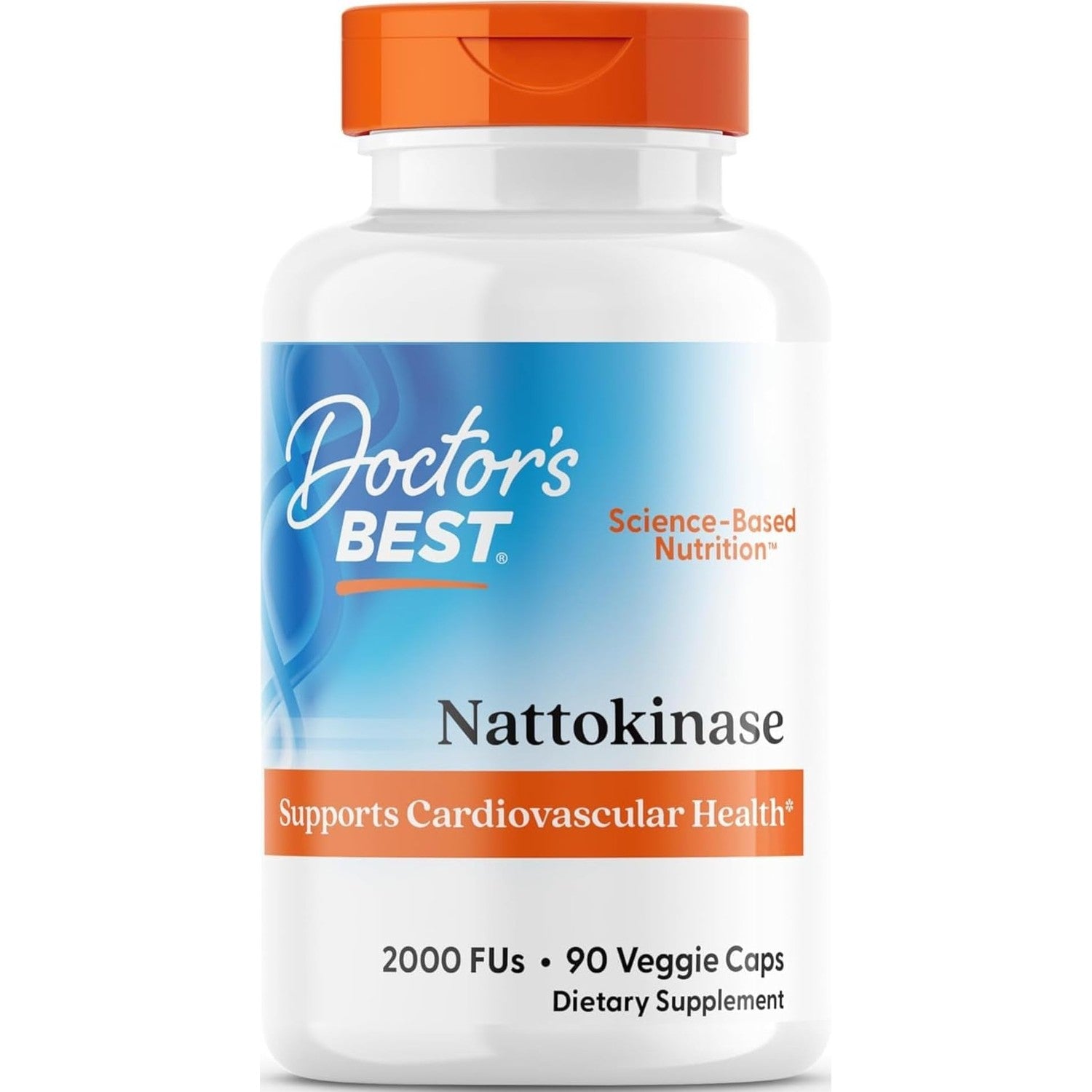 Doctor's Best Nattokinase, Non-GMO, Vegan, Gluten Free, 270 Veggie Caps