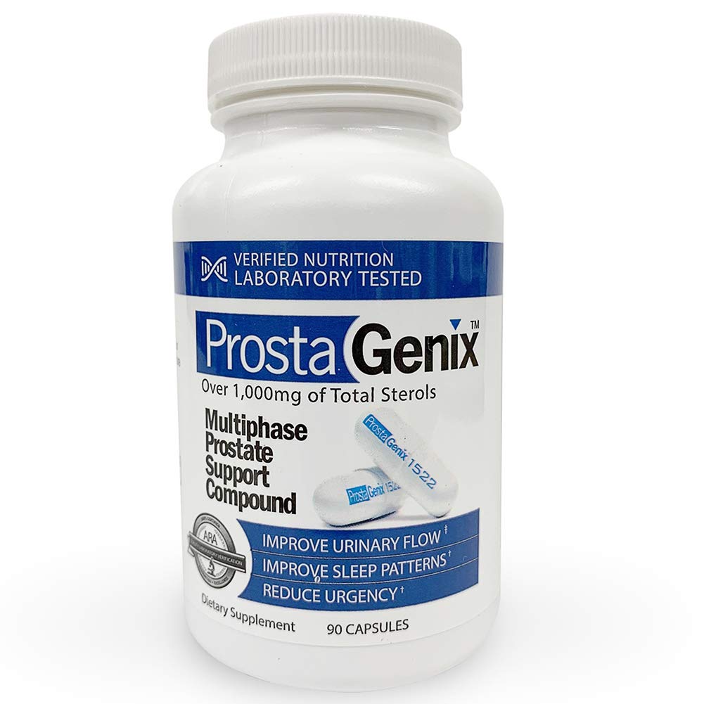 ProstaGenix Multiphase Prostate Supplement Capsule - 3 Bottles - Over 1 Million Sold - End Nighttime Bathroom Trips, Urgency, Frequent Urination.