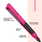 Buy now Revlon Smooth Brilliance Ceramic Hair Flat Iron | Smooth Glide and Ultra-Sleek Sylas, (1 in) at indiglob india