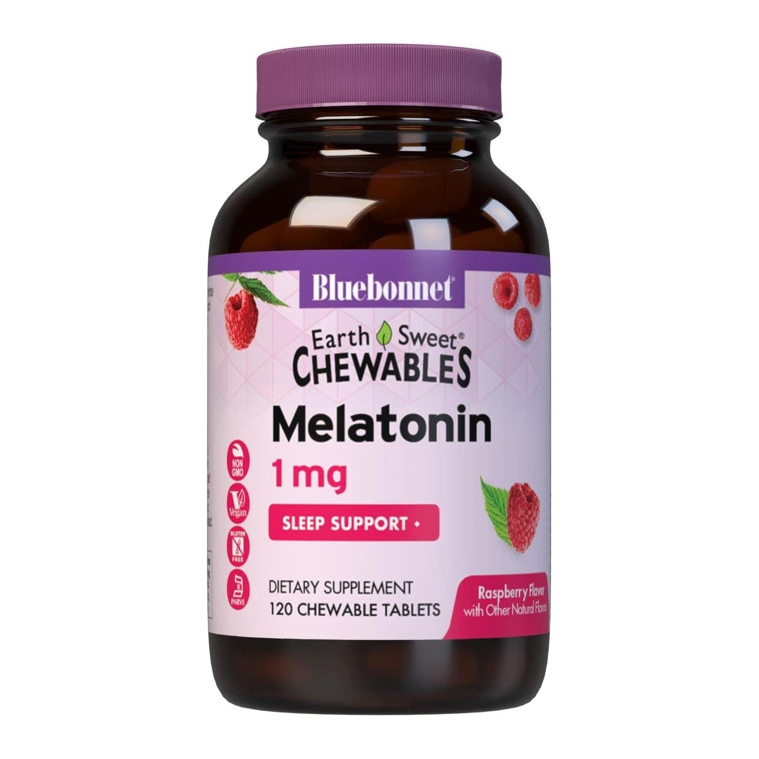 Buy now Bluebonnet Nutrition EarthSweet Melatonin 1 mg Fast-Acting Quick Dissolve Nighttime Relaxation & Restful Sleep Support - Sleep Aid - Gluten-Free, Vegan - Raspberry Flavor - 120 Chewable Tablets Default at indiglob india