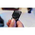 Buy now Philips Norelco Multigroom 5000 Series, All-in-One Trimmer and Hair Clipper, 18-Piece Men's Grooming Kit for Beard, Face, Hair, Body and Intimate Areas, No Blade Oil Needed, Model MG5910/49 at indiglob india