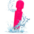Rechargeable Mini Personal Massager with 20 Quiet Vibration Modes Cordless Handheld Massager for Neck Shoulder Back Body-Rose