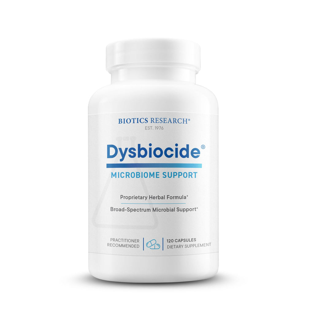 BIOTICS RESEARCH Dysbiocide Synergistic Botanical Blend Gut Health 120 Caps