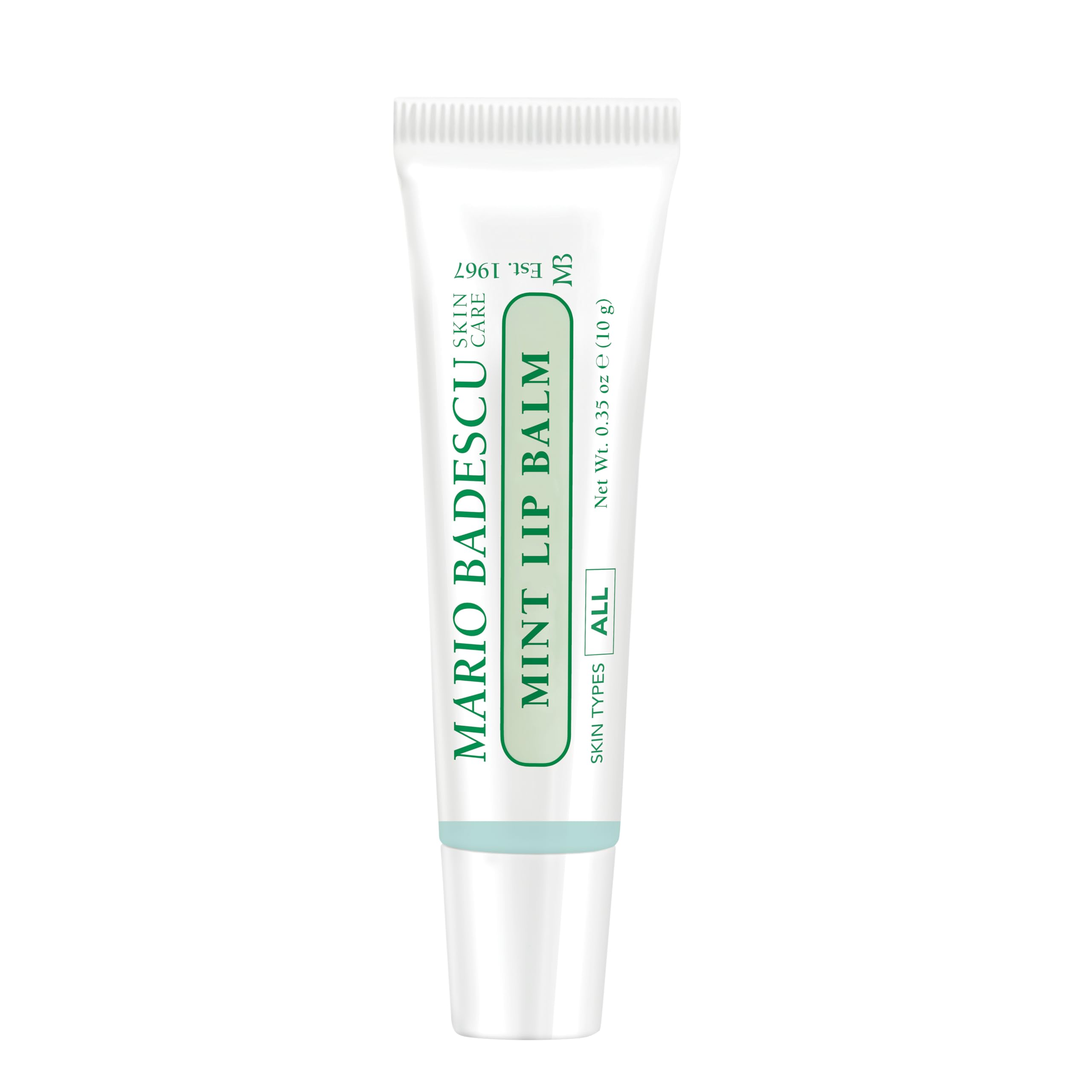 Buy now Mario Badescu Moisturizing Lip Balm for Dry Cracked Lips, Infused with Coconut Oil and Shea Butter, Ultra-Nourishing Lip Care Moisturizer for Soft, Smooth and Supple Lips Mint at indiglob india