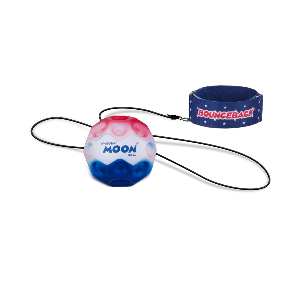 Waboba Bounceback Returning Stars and Stripes Moon Ball