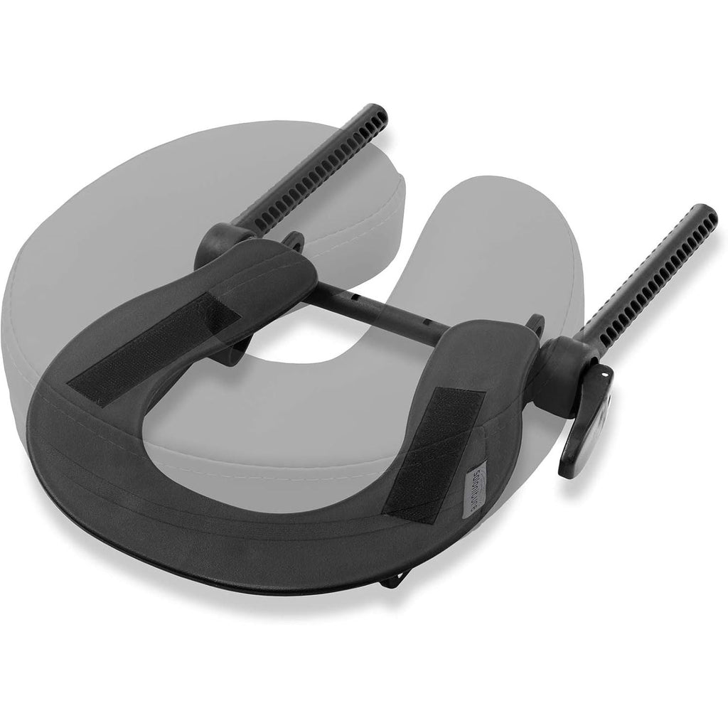 Buy now Saloniture Adjustable Massage Table Face Cradle and Pillow 3" Foam - Black at indiglob india