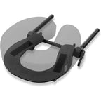 Buy now Saloniture Adjustable Massage Table Face Cradle and Pillow 3" Foam - Black at indiglob india