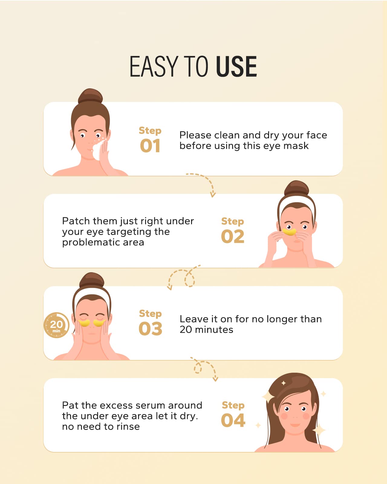Buy now 24k Gold Under Eye Patches (30 Pairs), Eye Mask, Collagen Skin Care Products, Eye Patches for Puffy Eyes, Eye Masks for Dark Circles and Puffiness. at indiglob india