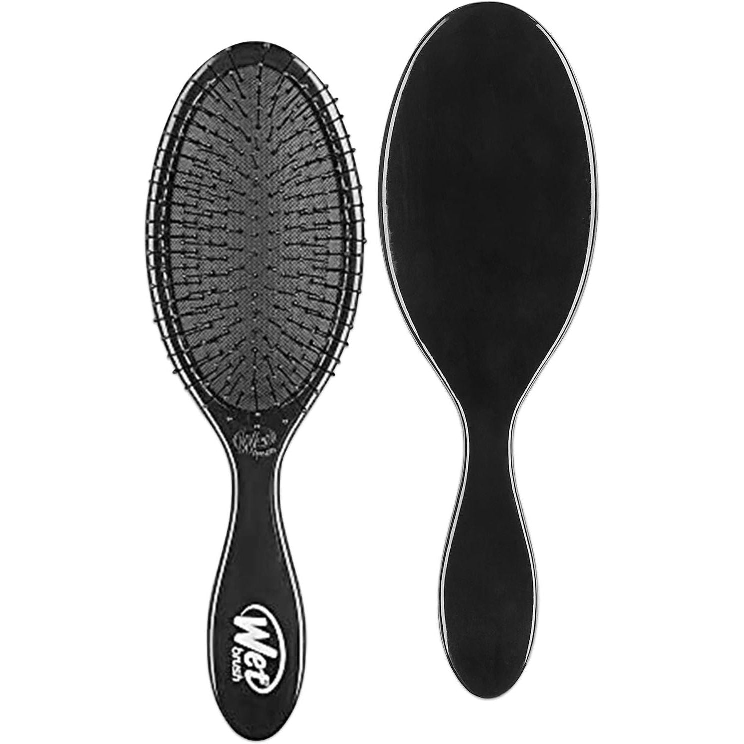 Buy now Wet Brush Original Detangler Hair Brush - I Do - All Hair Types - Ultra-Soft IntelliFlex Bristles Glide Through Tangles with Ease - Pain-Free Comb for Men, Women, Boys & Girls 1 Count (Pack of 1) Black at indiglob india