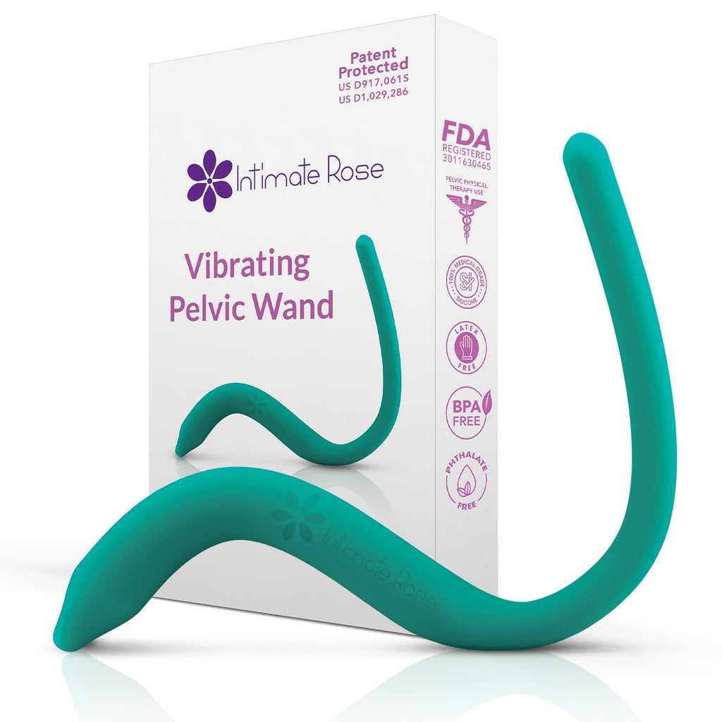 Intimate Rose Vibrating Pelvic Wand for Pelvic Pain Muscle Relief
