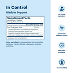 Uqora in Control, Daily Bladder Support, 120 Capsules (2 Pack) | Bladder Care Supplement, Urinary Urgency, Frequency, and Occasional Leaks, Horsetail and Spicebush, Vegetarian, Gluten-Free