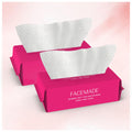 FACEMADE 100 Count (2 Packs) Face Towels Disposable