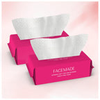 FACEMADE 100 Count (2 Packs) Face Towels Disposable