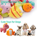 27 Pack Puppy Squeaky Toy Cute Bulk Plush for Small Dogs