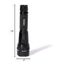 VIPERTEK VTS-195 Heavy Duty Aluminum Stun Gun for Self Defense Rechargeable with LED Flashlight
