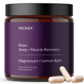 ProMix Nutrition Relax Magnesium + Lemon Balm Extract Supplement - 90ct