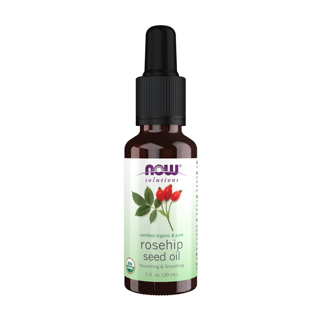 Buy now NOW Solutions, Organic Rose Hip Seed Oil, Certified Organic and 100% Pure, For Facial Care, Expeller Pressed, Vegan, Child Resistant Euro Dropper, 1-Ounce at indiglob india
