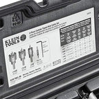 Buy now Klein Tools 31872 Heavy Duty Hole Saw Kit, Includes Carbide Hole Cutters and Pilot Bit in Rust-Proof Molded Plastic Case, 4-Piece at indiglob india