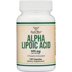 Alpha Lipoic Acid 600mg, Metabolism, Nerve + Energy Support, 120 Capsules | Nerve + Energy Supplement, Potent Antioxidant Neutralizes Free Radicals, Healthy Glucose Support, Non-GMO, 2-Month Supply