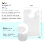 Buy now Avalon Towels Adult Bibs for Women 100% Cotton Bib for Adults for Eating - Terry Cloth Adult Bibs for Men Clothing Protectors at indiglob india