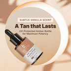 Buy now Self Tanning Drops for Face - USA Made with Organic & Natural Ingredients, Bronzing Face Tanning Drops with Aloe Vera, Non Toxic Self Tanner for Sunless Fake Tan & Natural Glow, Cruelty & Toxin Free at indiglob india